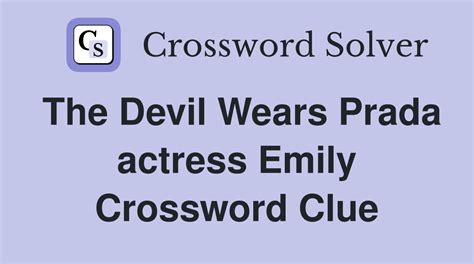 the wears prada|the wears prada crossword clue.